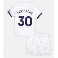 Fotbalové Dres Tottenham Hotspur Rodrigo Bentancur #30 Dětské Domácí 2023-24 Krátký Rukáv (+ trenýrky)